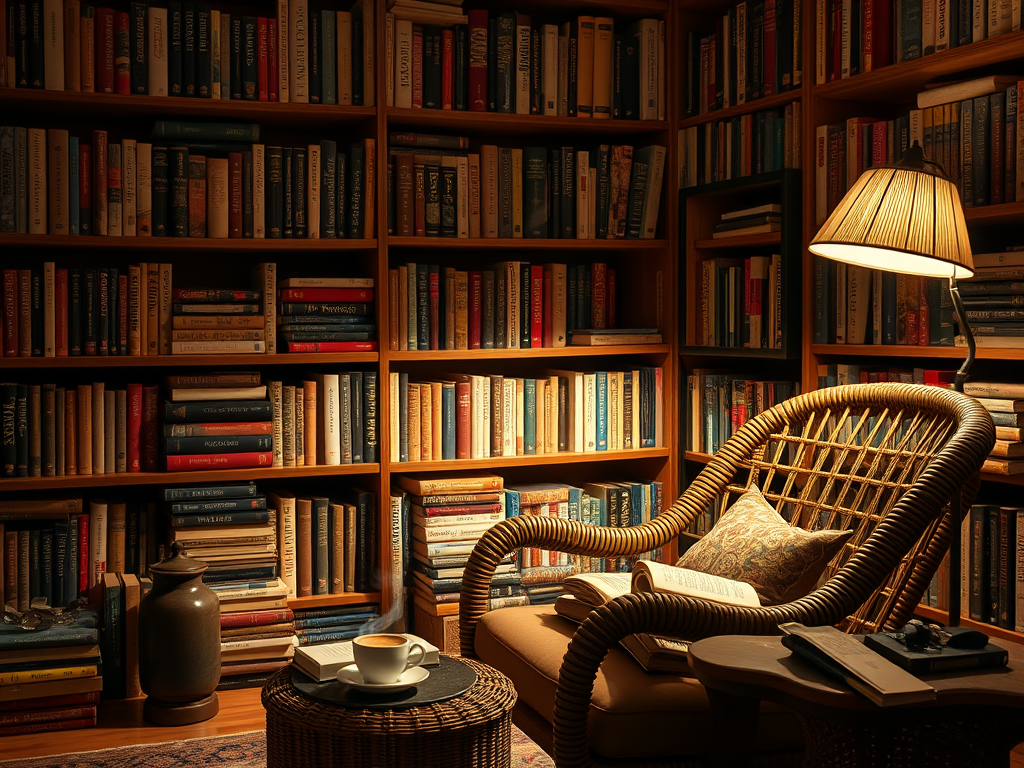 la biblioteca de mi casa